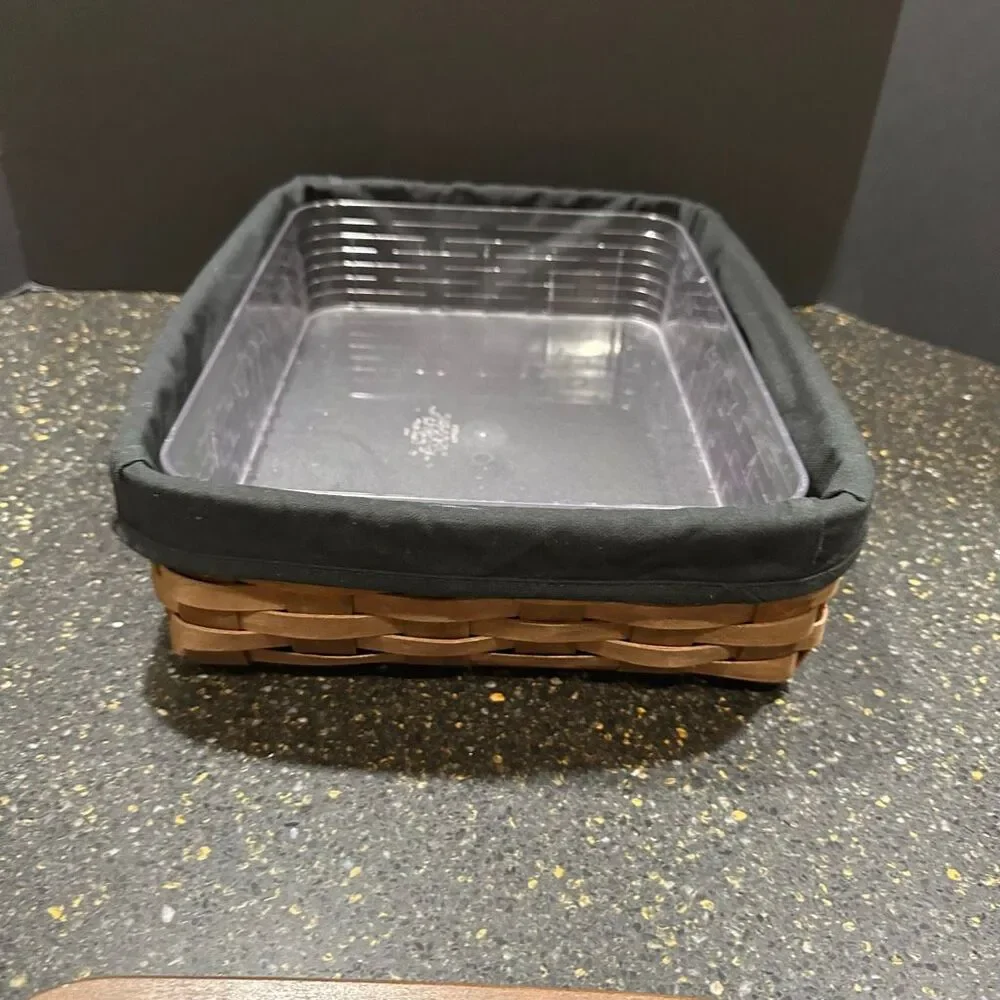Longaberger Letter Tray with Liner, Protector, and Lid